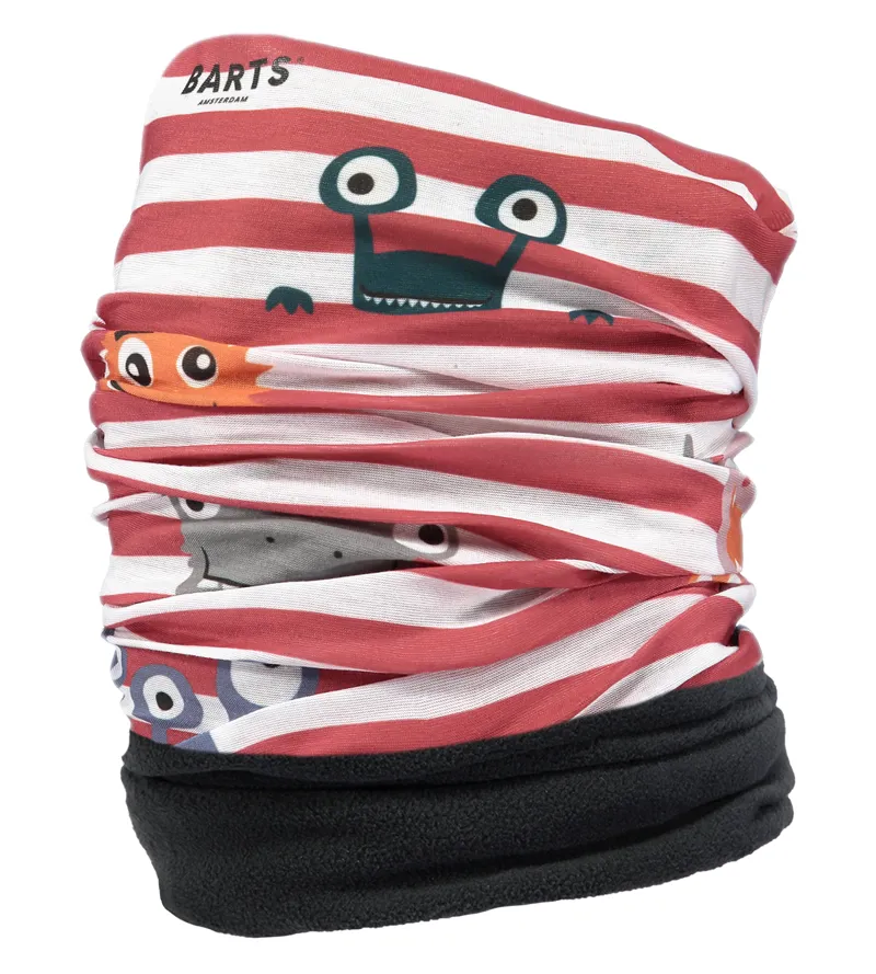 2023 Barts Multicol polar neckwarmer monsters red